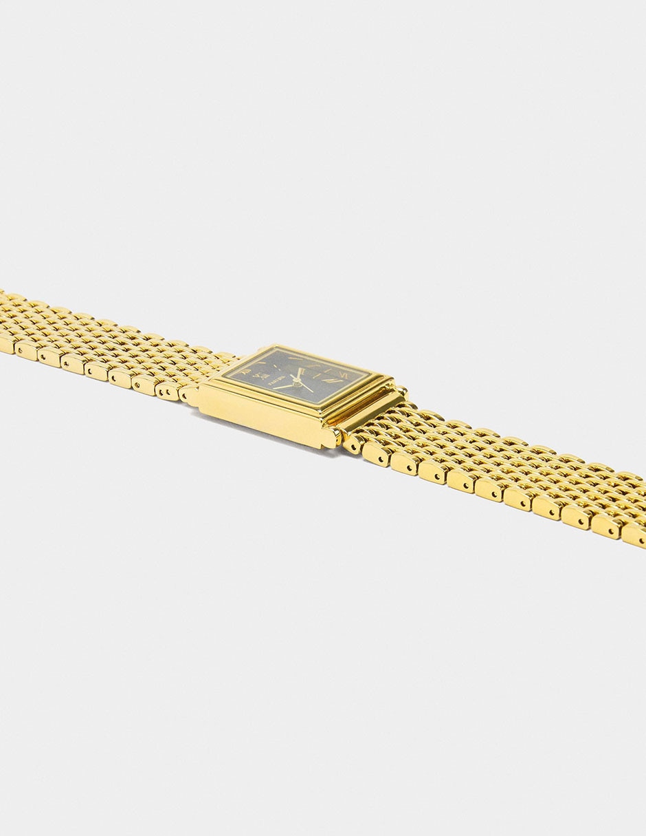 Reloj Parfois Gold Tray para mujer 245235