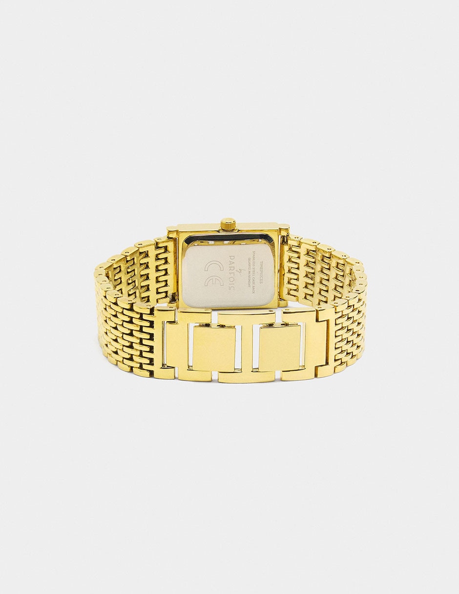 Reloj Parfois Gold Tray para mujer 245235