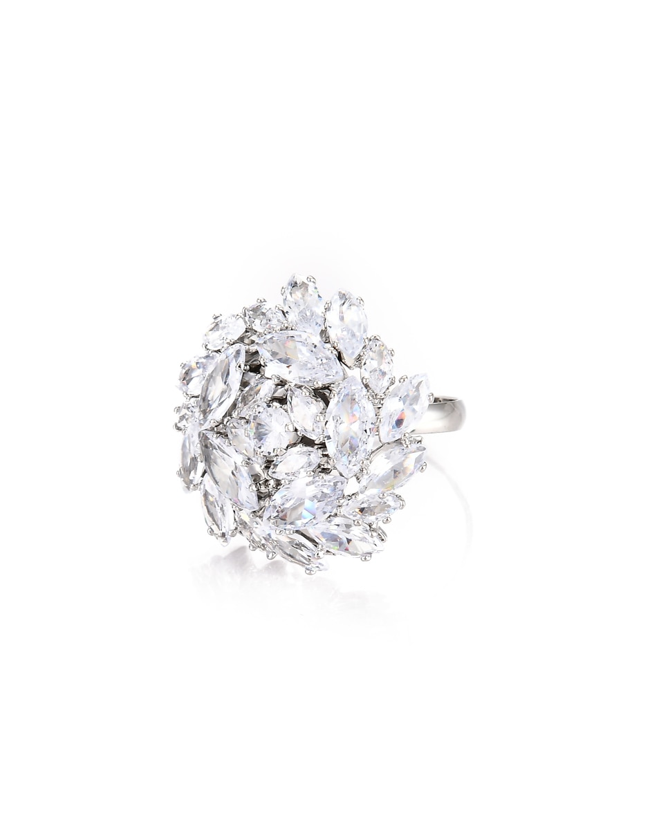Anillo cristal brillante