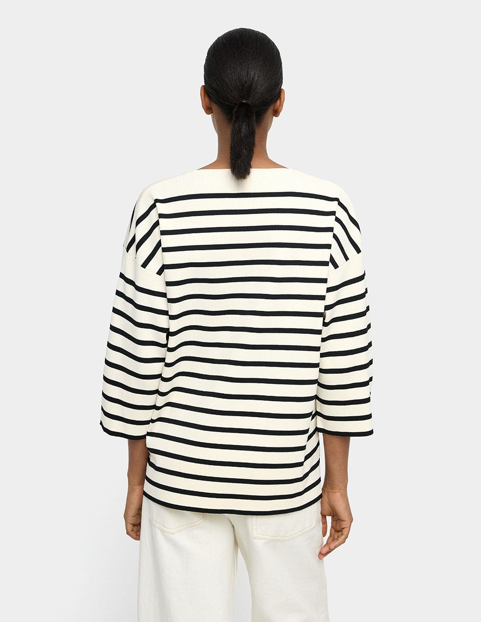 Suéter cuello v para mujer 4