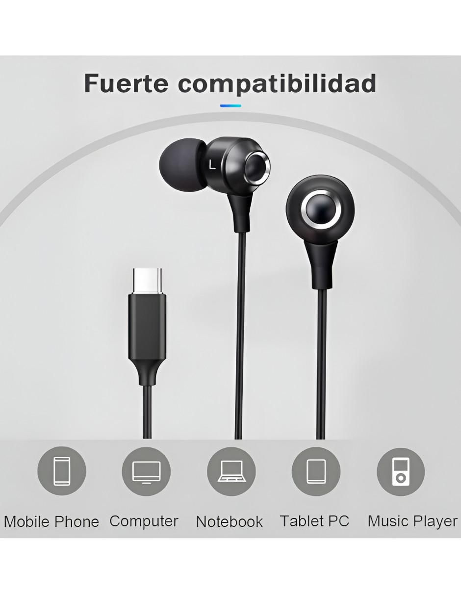Audífonos 7034 alámbricos con cancelacion de ruido 4