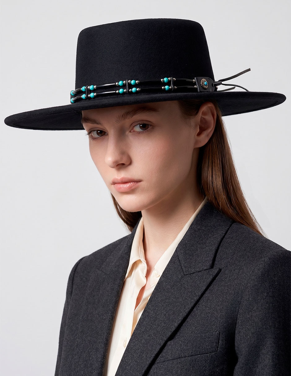 Sombrero ala mediana casual 4