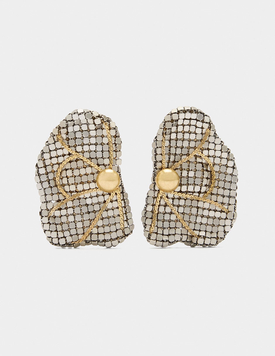 Aretes Trend Extra con acabado espejo
