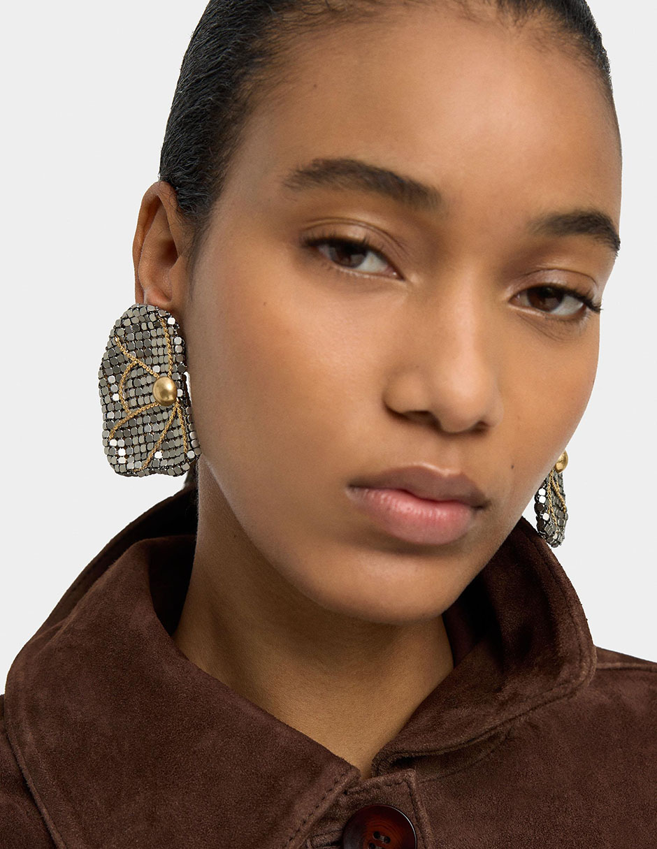 Aretes Trend Extra con acabado espejo 2