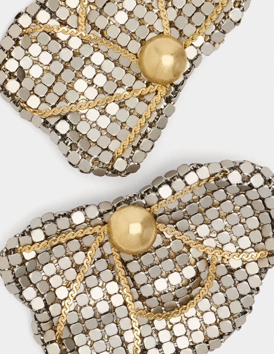 Aretes Trend Extra con acabado espejo 3