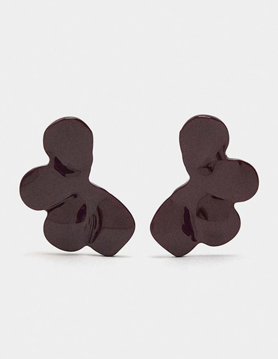 Aretes Maison Clay con acabado brillante 1
