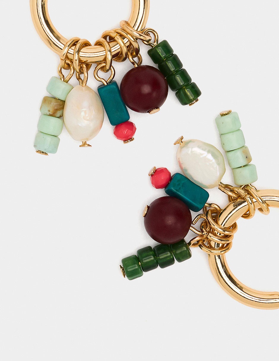 Aretes Wine & Dine con acabado brillante 3