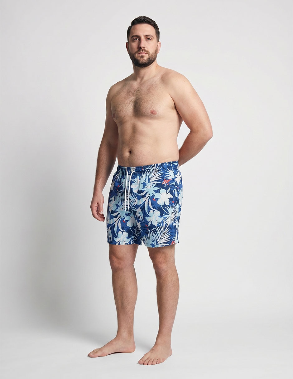 Traje de baño calzón de malla integrado para hombre