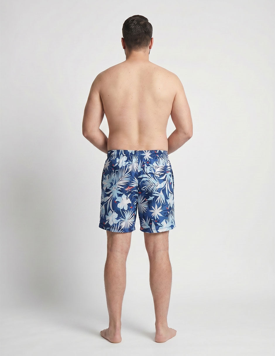 Traje de baño izod calzón de malla integrado para hombre