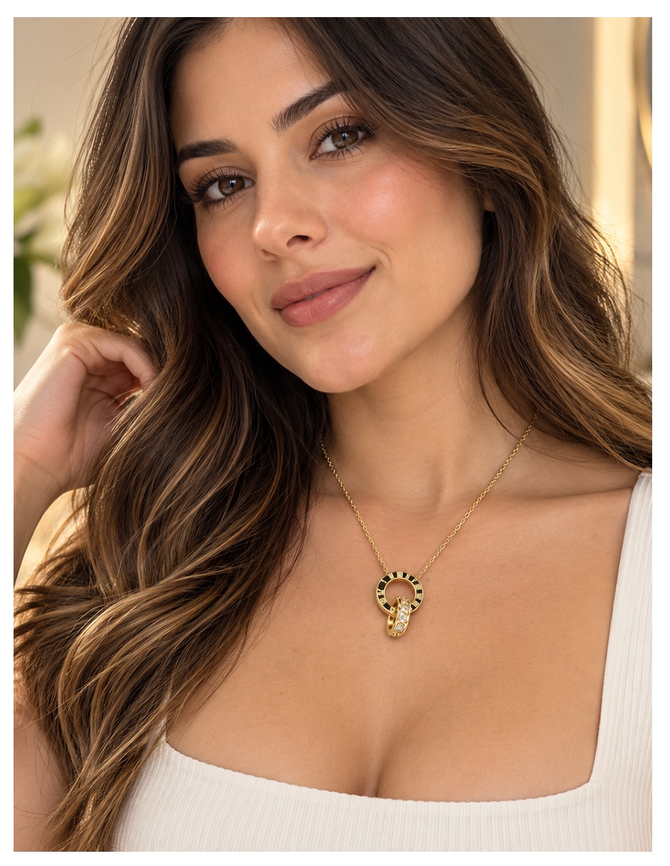 Collar de oro laminado 18 k 6