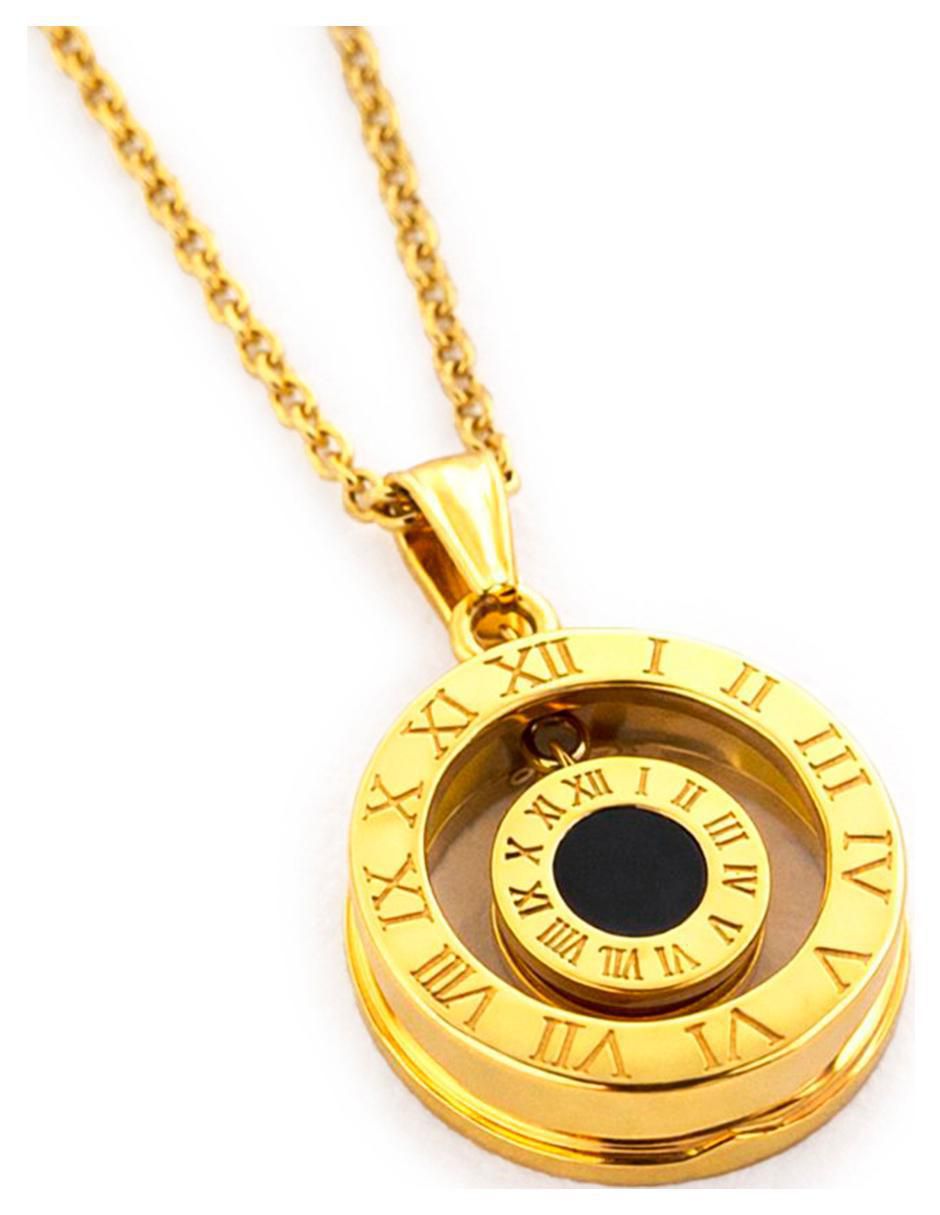 Collar circular de oro laminado 18 K 2
