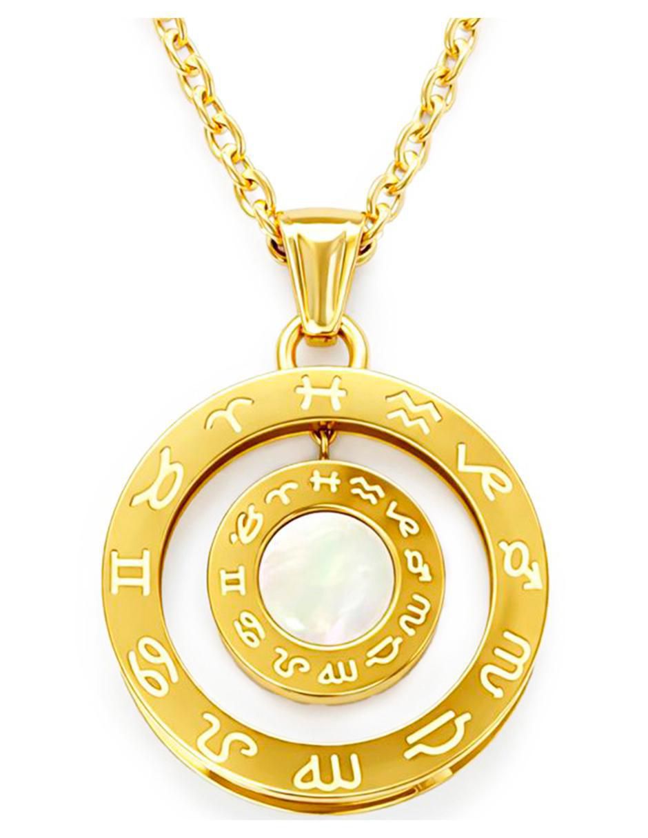 Collar circular de oro laminado 18 K 3