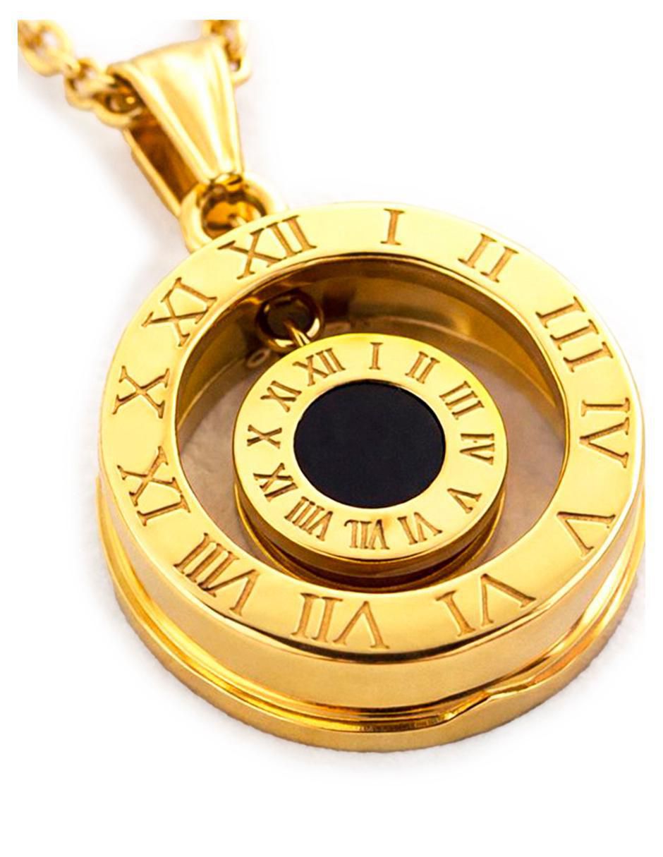 Collar circular de oro laminado 18 K 5
