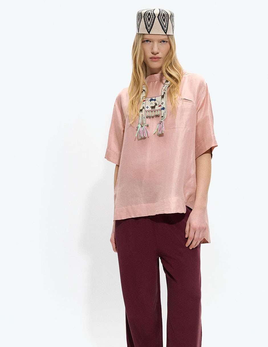 Pantalón relaxed regular para mujer