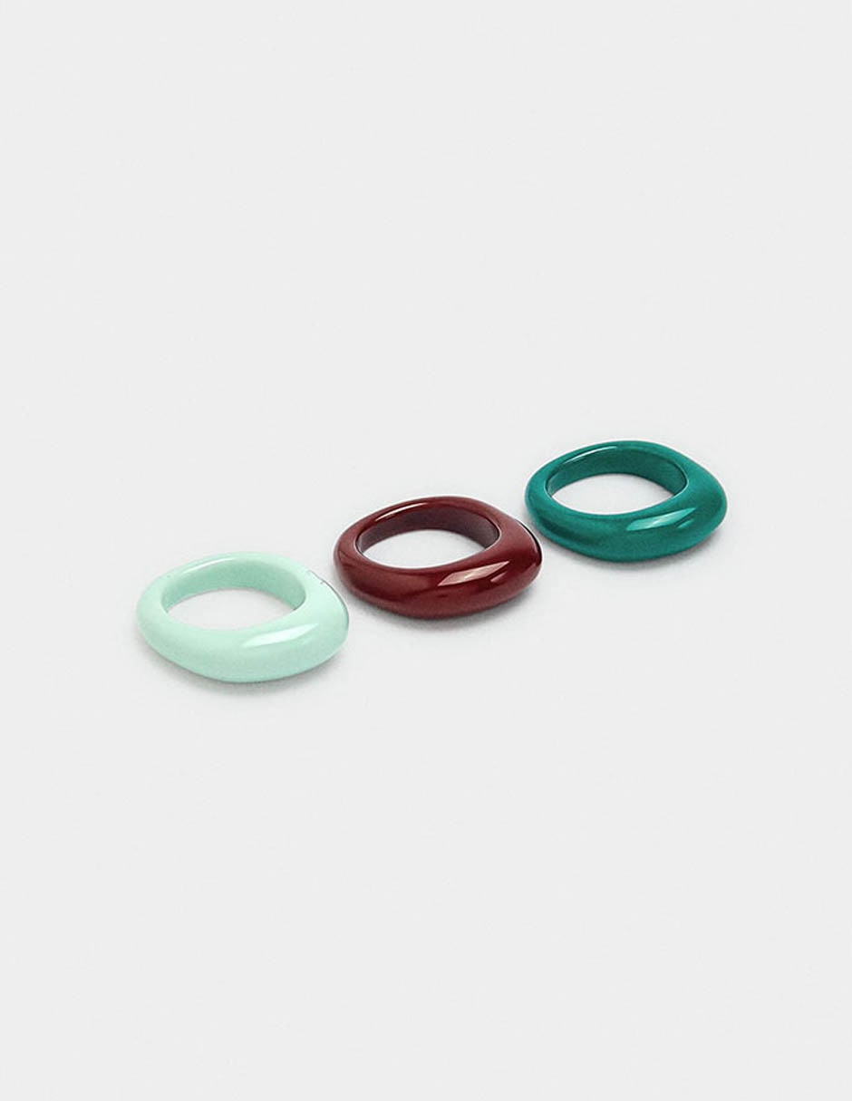 Set anillo de resina 4