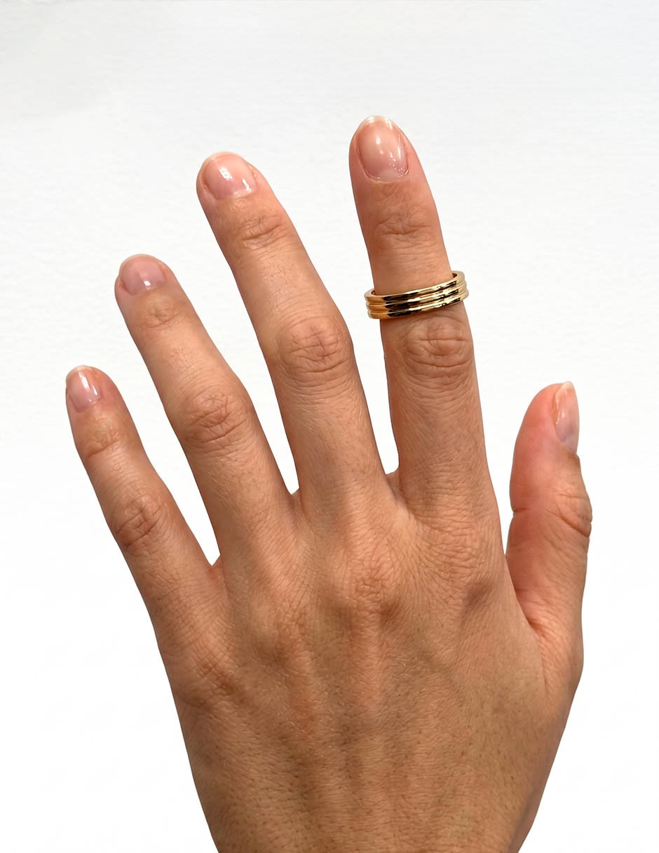 Anillo redondo brillante 4