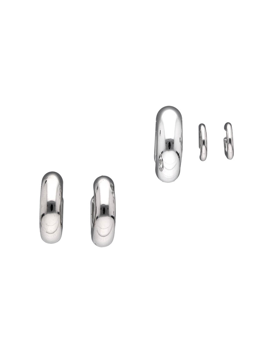 Set de aretes acabado brillante 1