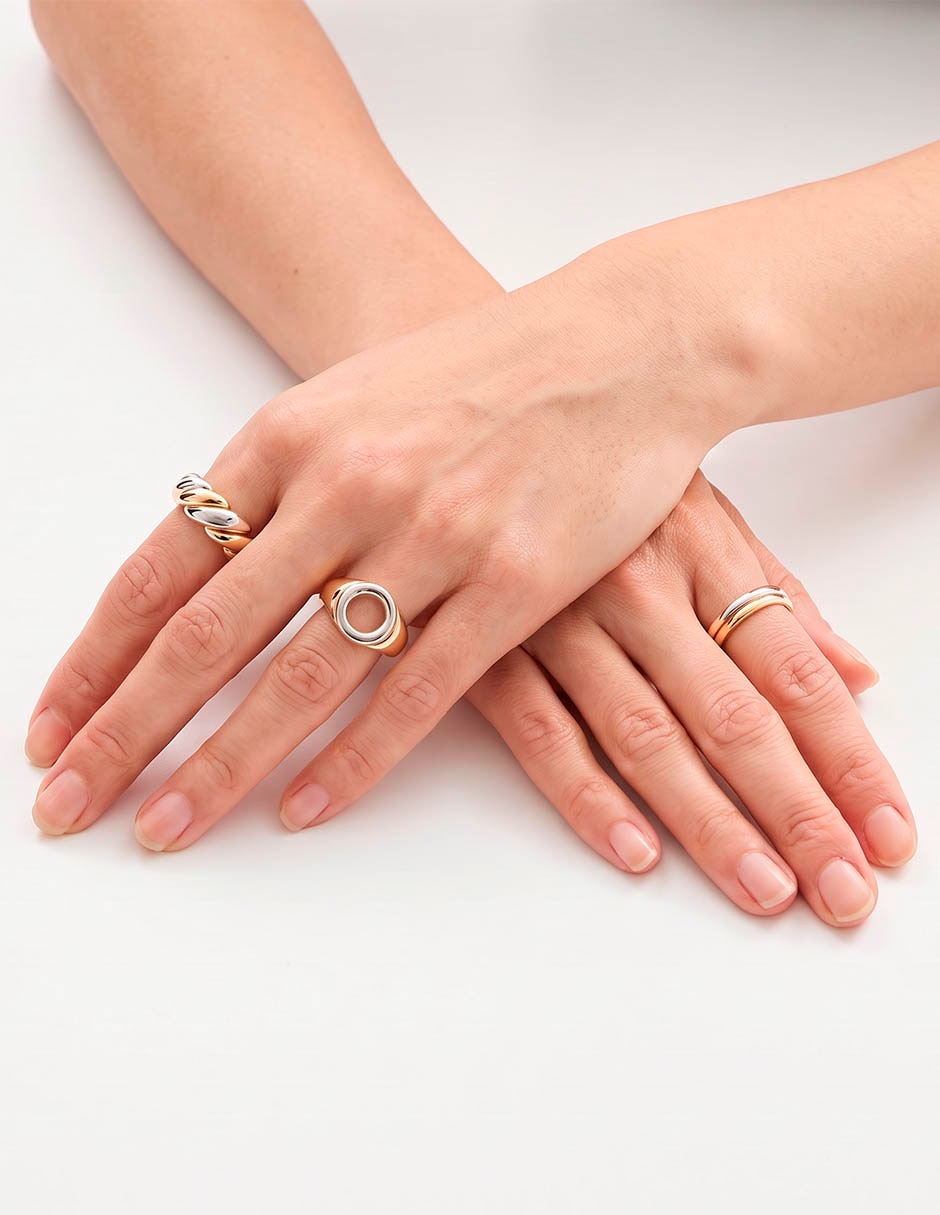 Set anillo lieb brillante