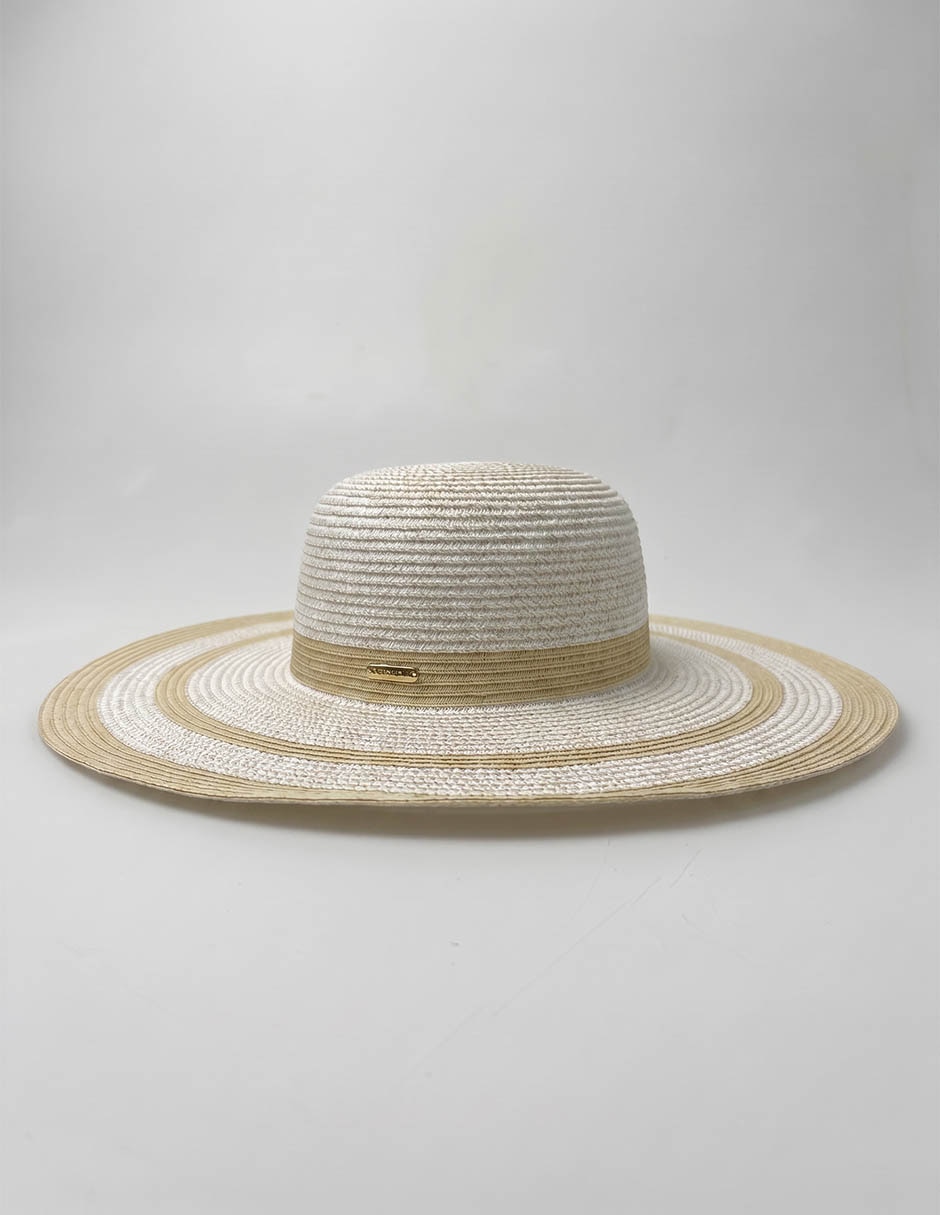 Sombrero ala mediana estampado 2