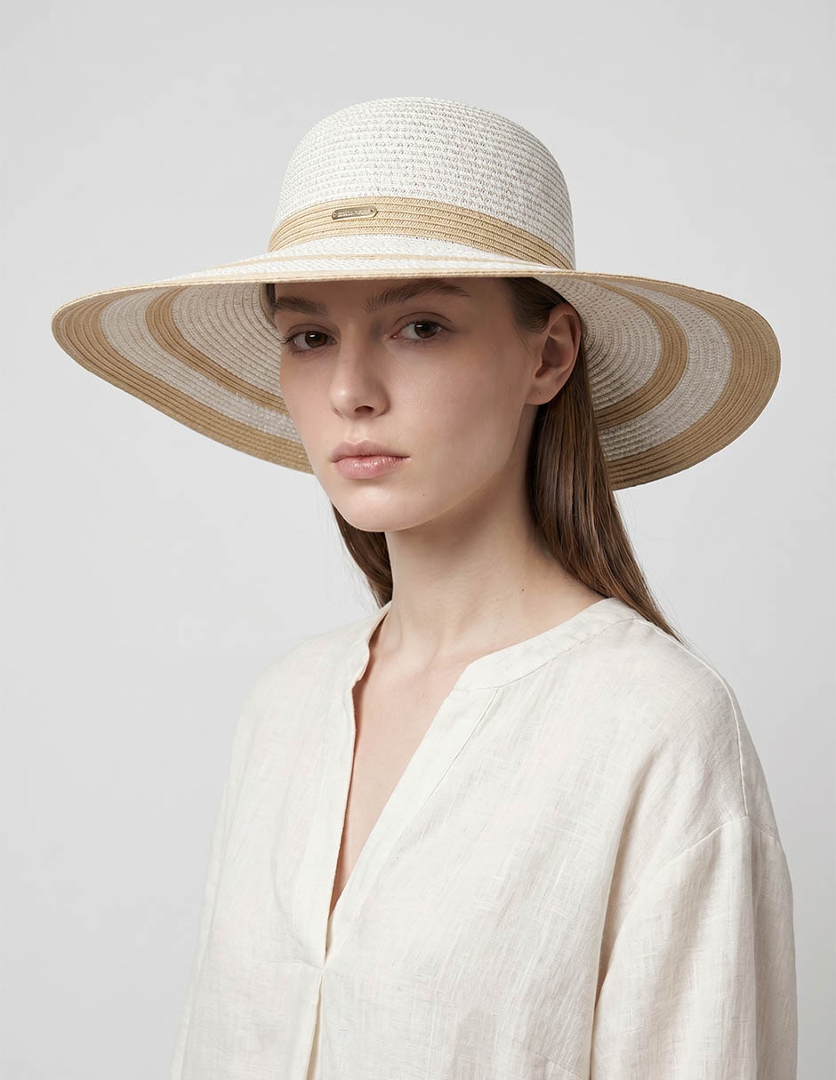 Sombrero ala mediana estampado 4