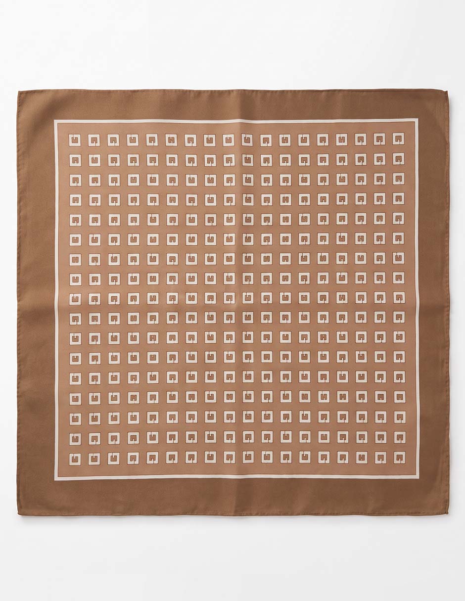 Mascada con estampado geométrico para mujer 3