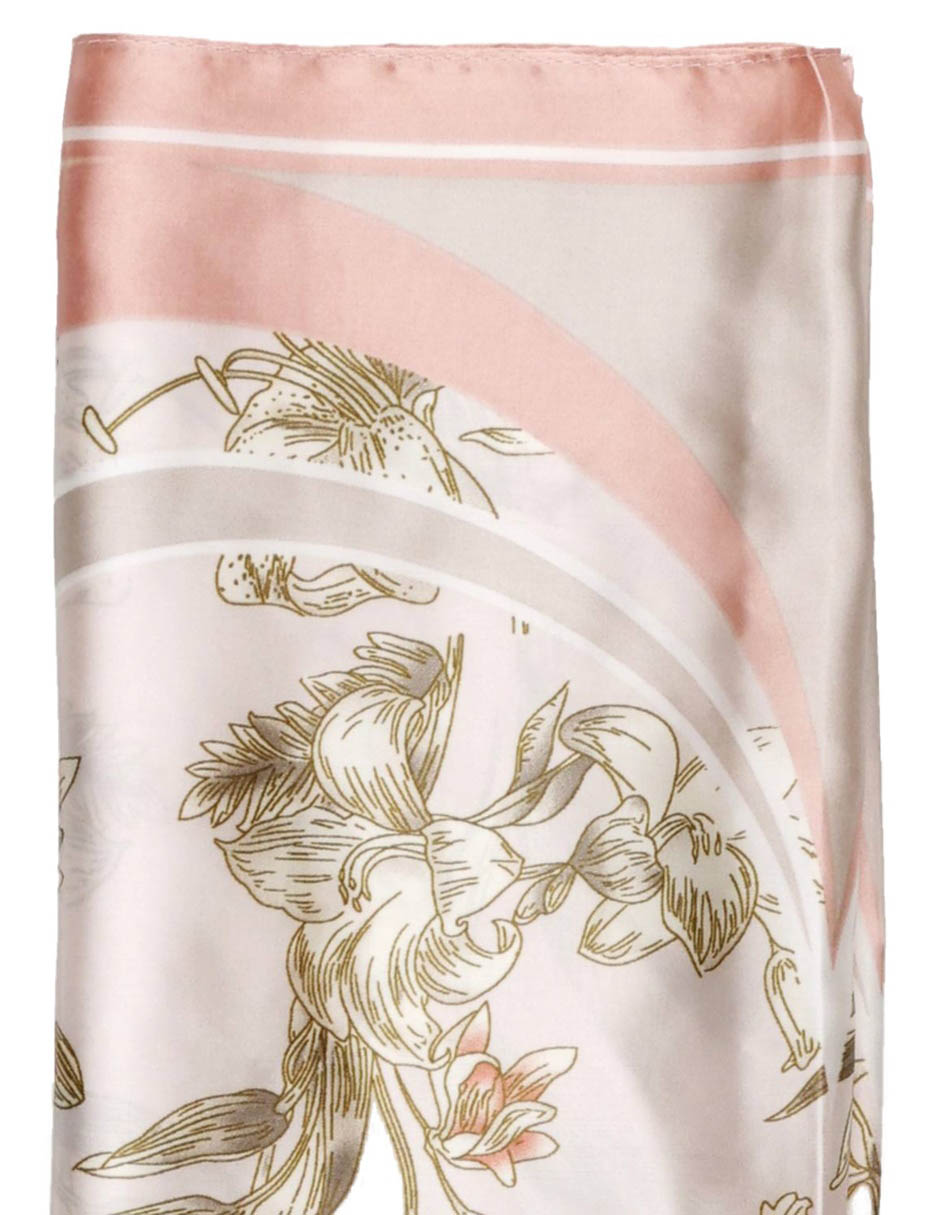 Mascada Con Estampado Floral De Poliéster Para Mujer 3