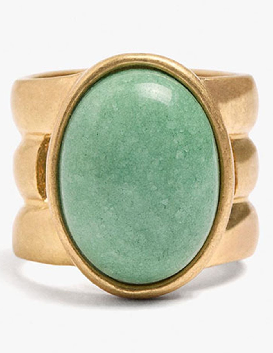 Anillo redondo Earthy semi mate