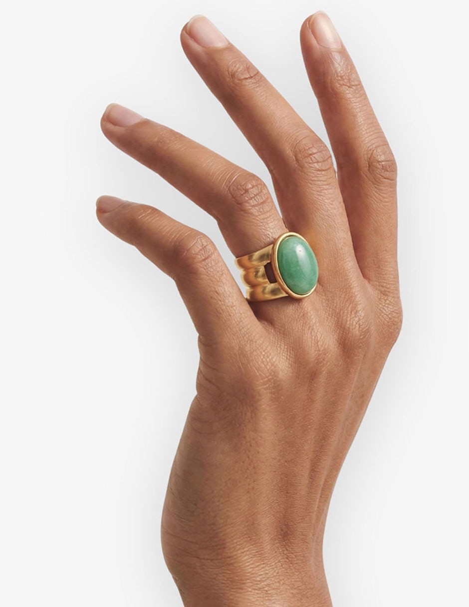 Anillo redondo Earthy semi mate