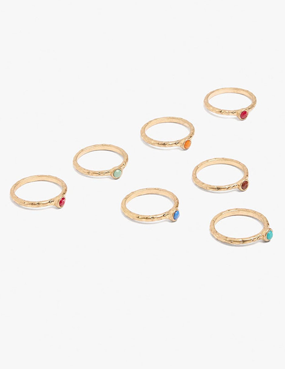 Set anillo esmaltado 4