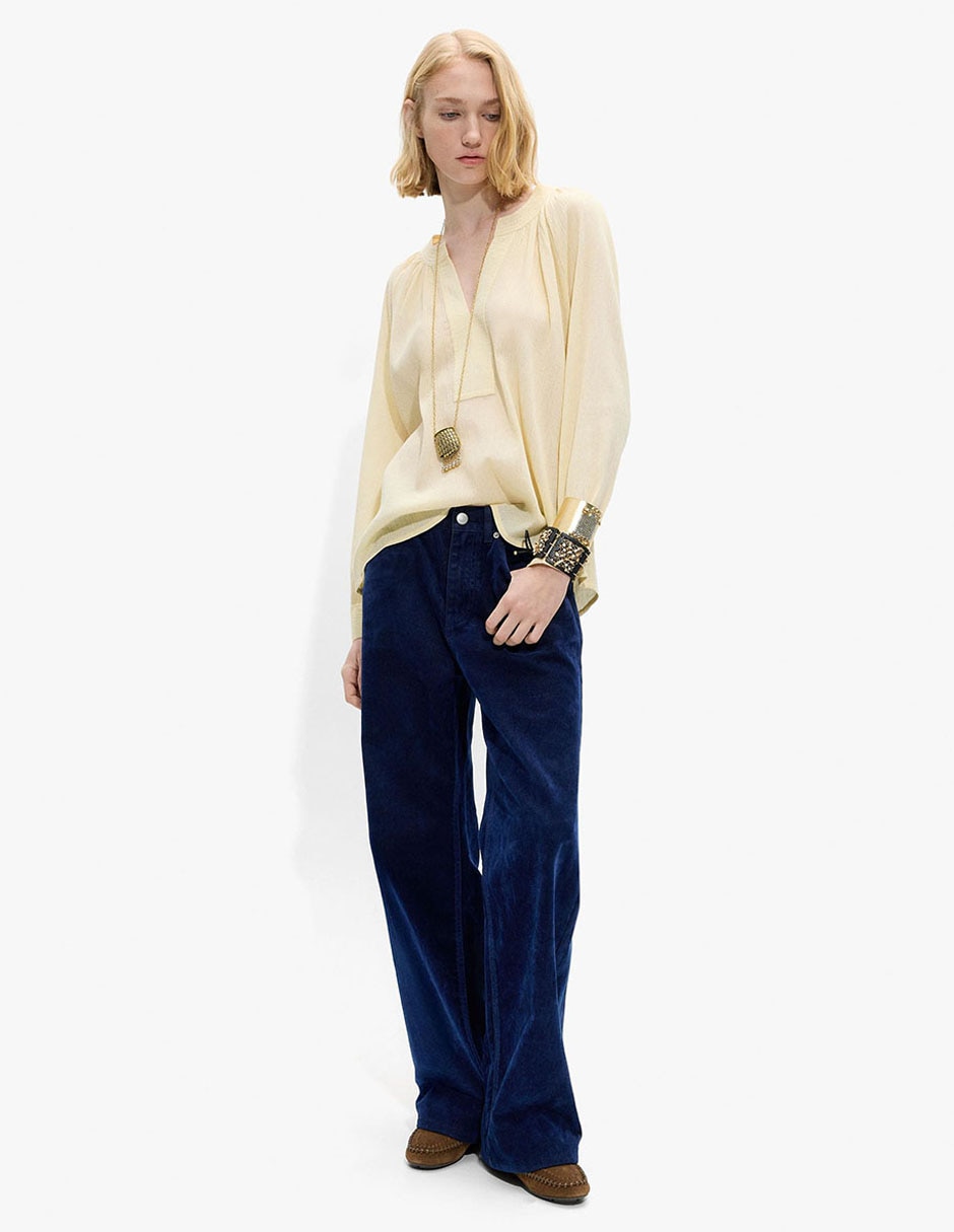 Blusa manga larga para mujer 8