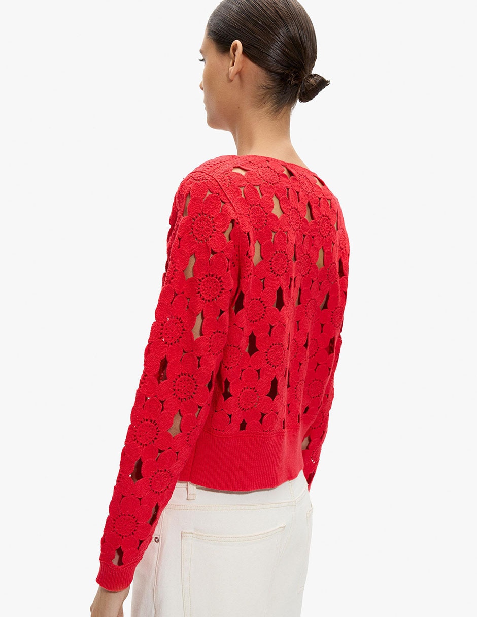 Suéter cuello redondo para mujer 3