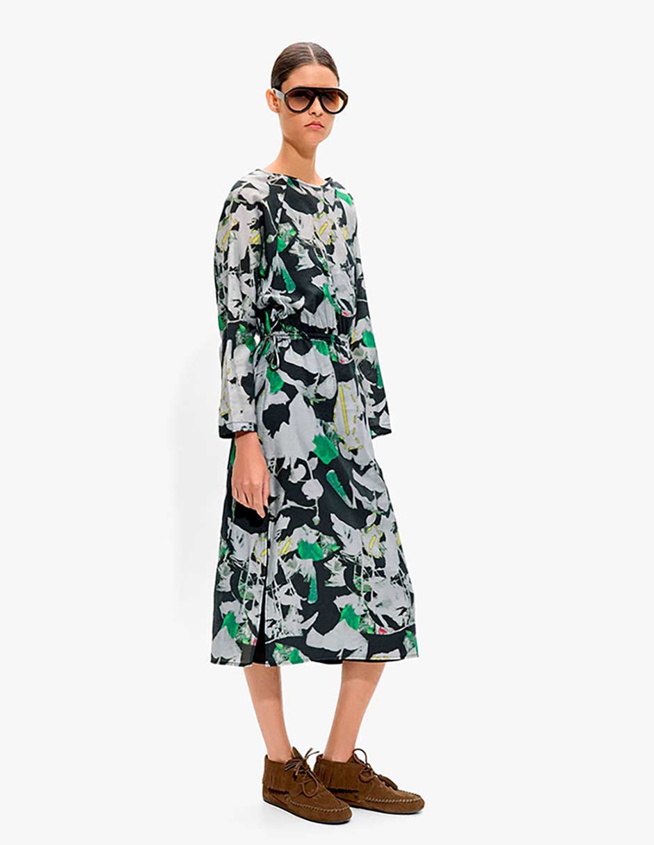 Vestido midi casual Parfois março para mujer 3