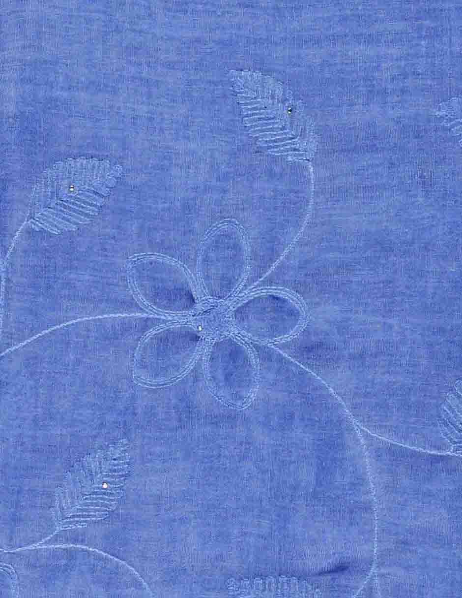 Pashmina Con Estampado Floral De Poliéster Para Mujer 4