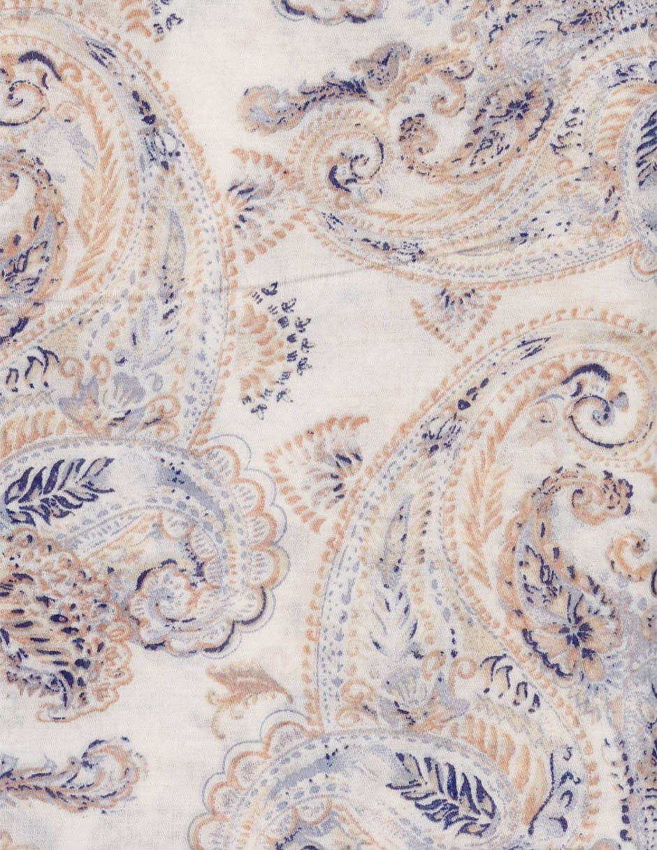 Pashmina Con Estampado Damasco De Viscosa Para Mujer 4