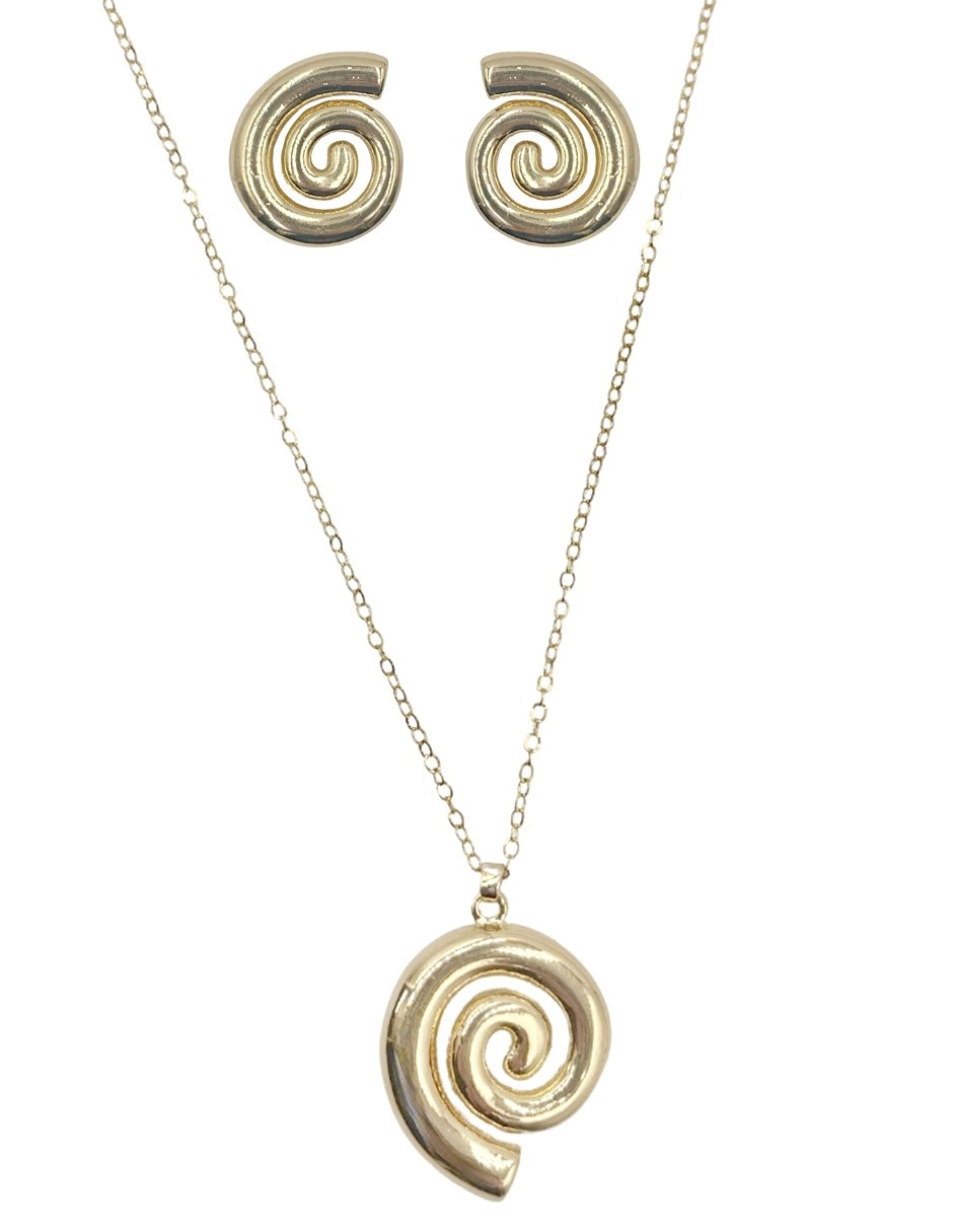 Set de collar y aretes 8