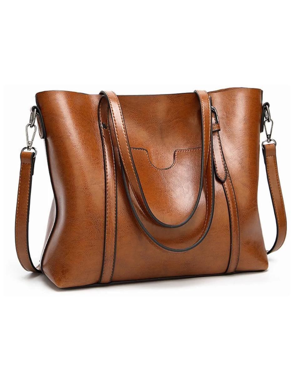 Bolsa tote de cuero para mujer