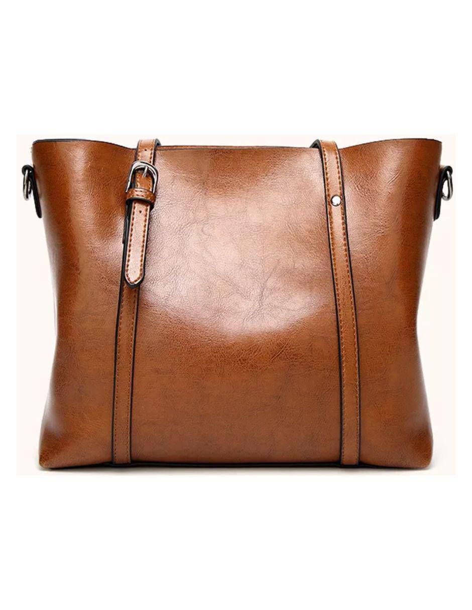 Bolsa tote de cuero para mujer