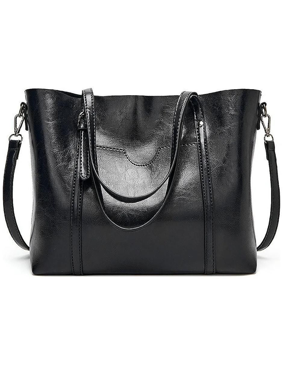 Bolsa tote de cuero para mujer