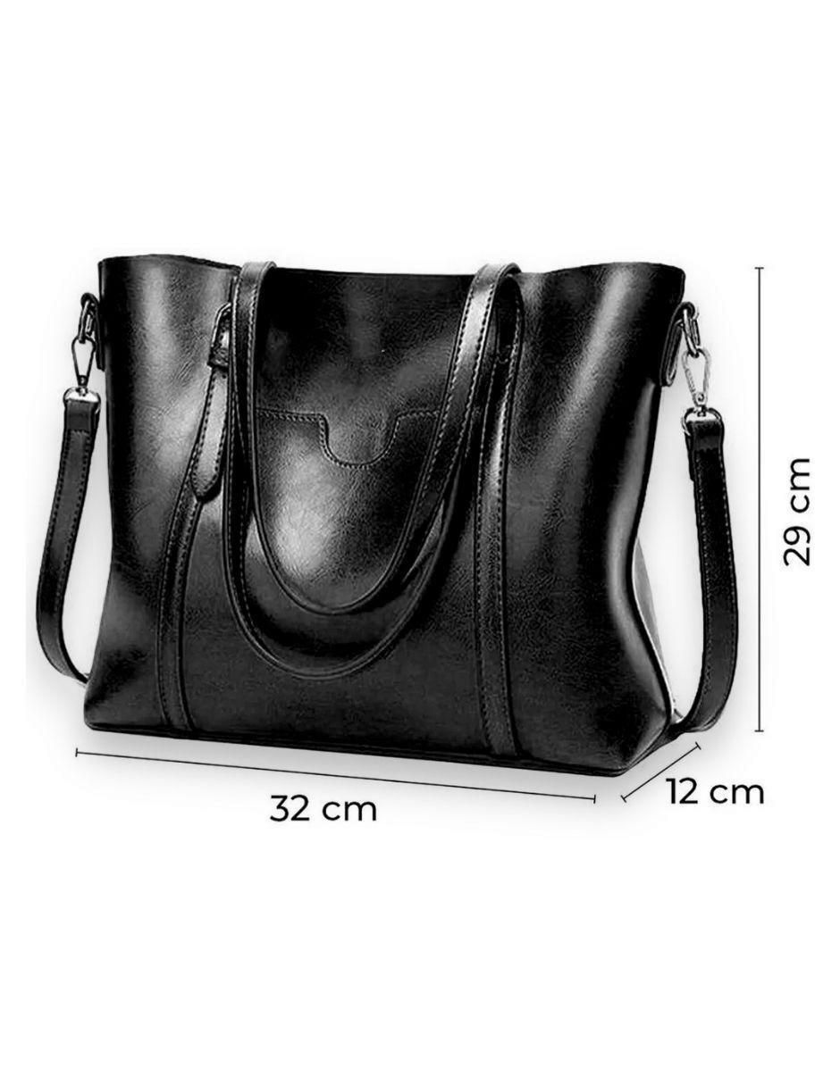 Bolsa tote de cuero para mujer 5