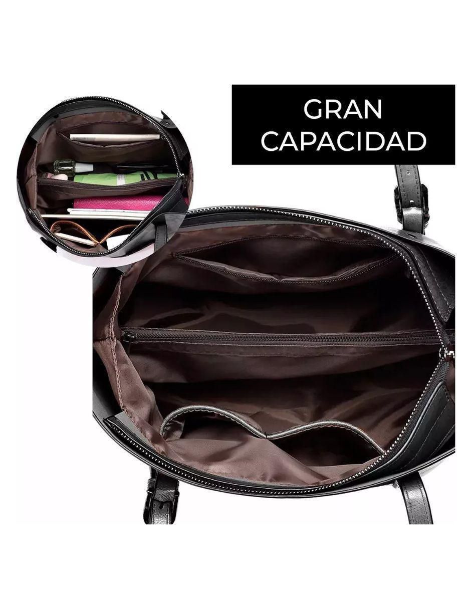 Bolsa tote de cuero para mujer 4