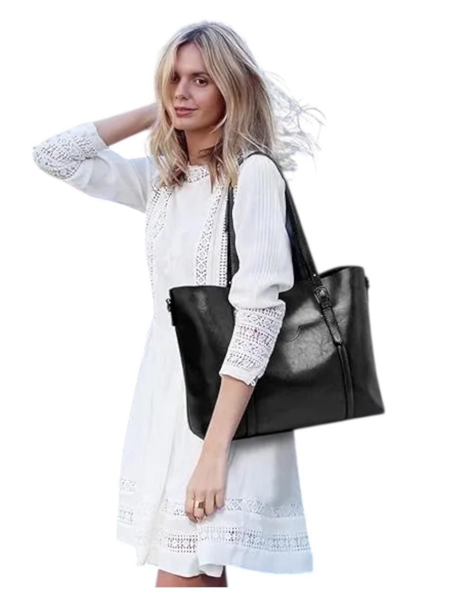 Bolsa tote de cuero para mujer 3