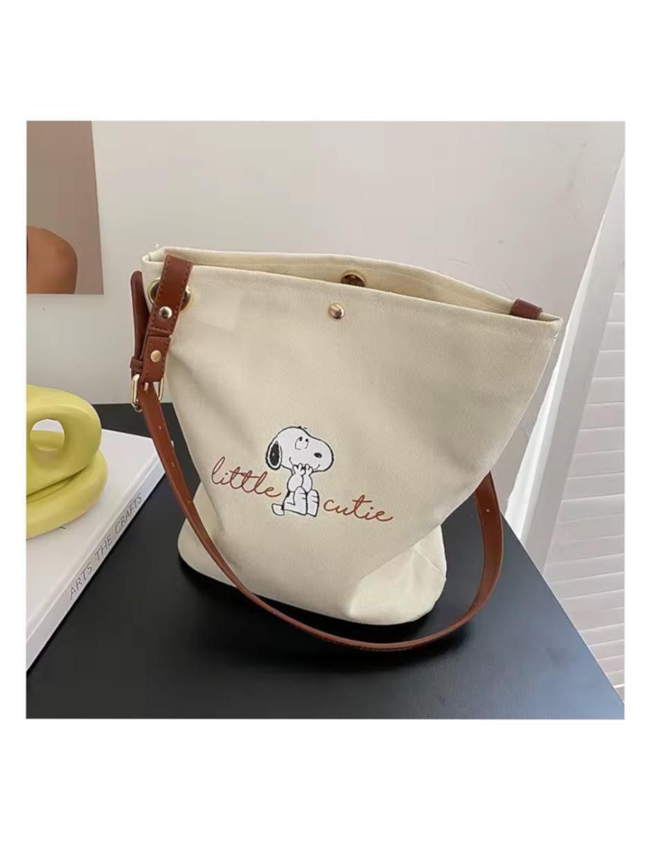 Bolsa tote peanuts snoopy para mujer