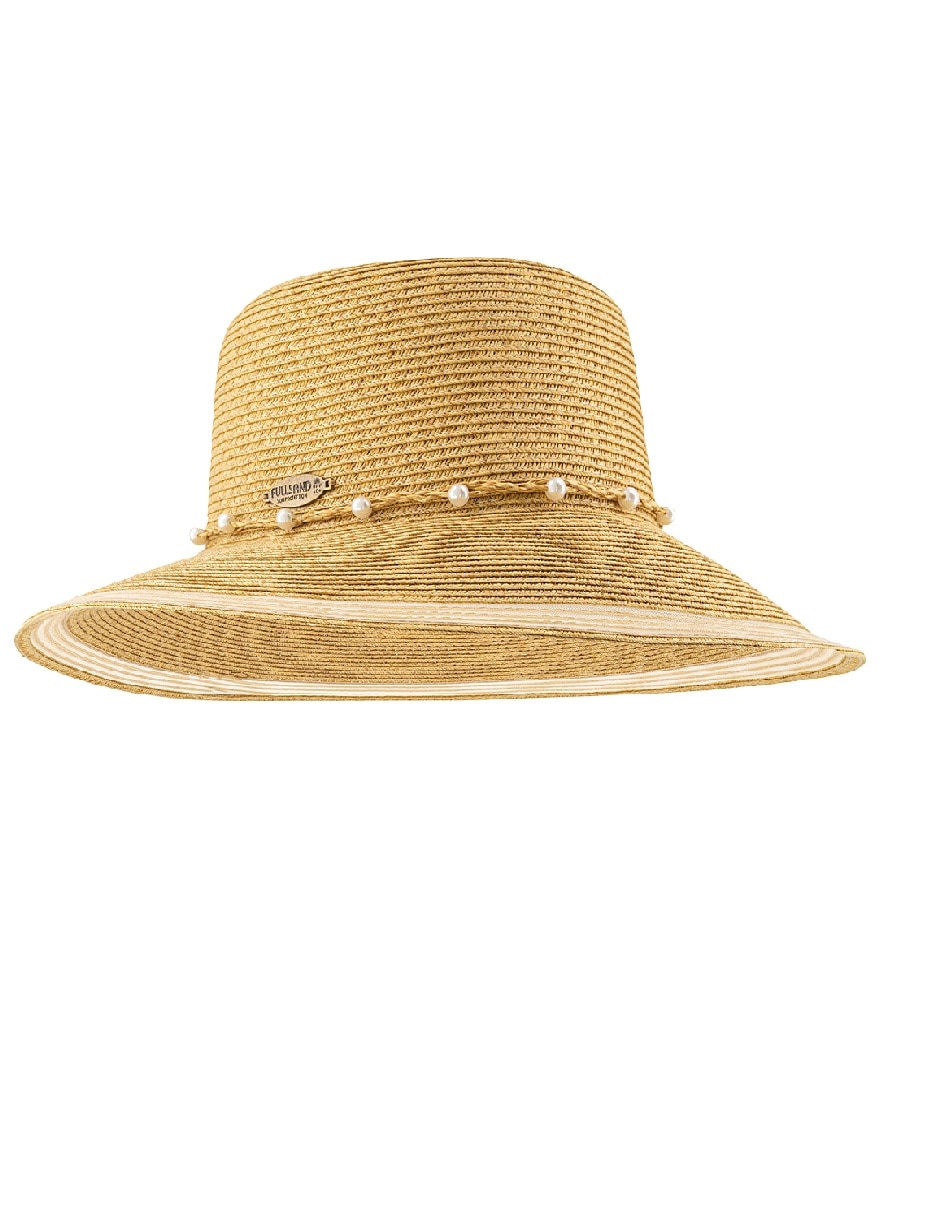 Sombrero ala mediana 'estampado' liso