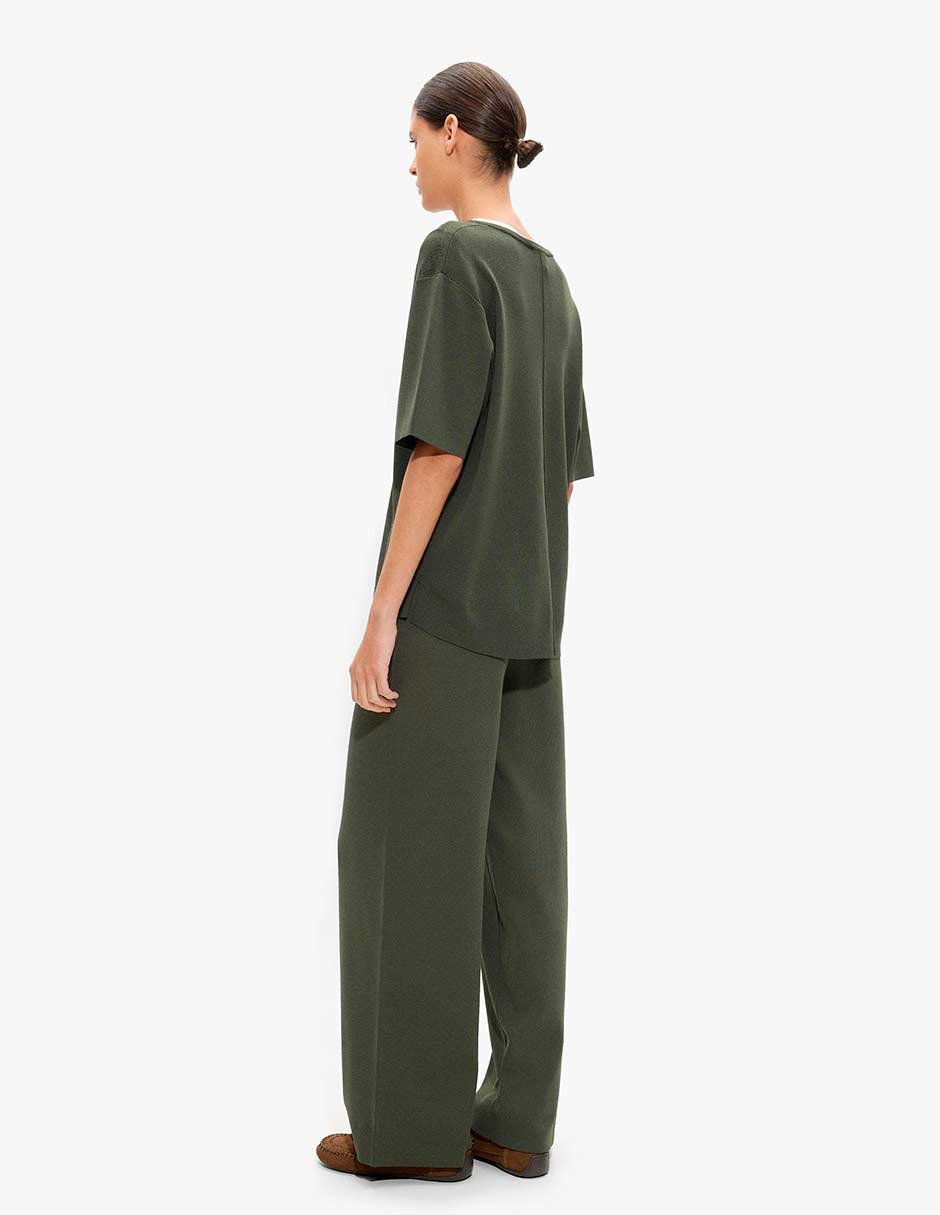 Pantalón regular regular para mujer 2