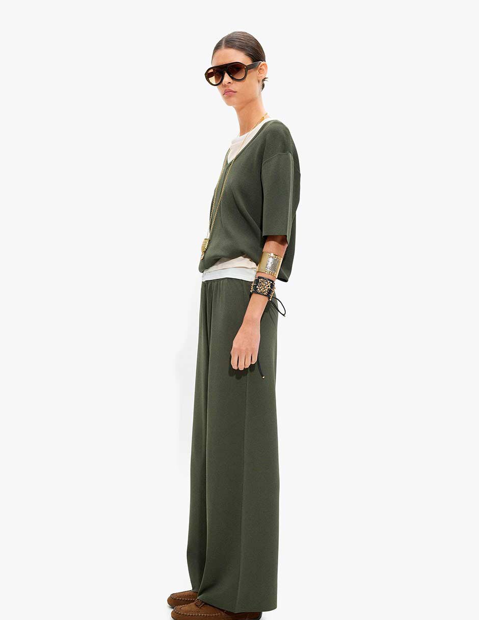 Pantalón regular regular para mujer 4