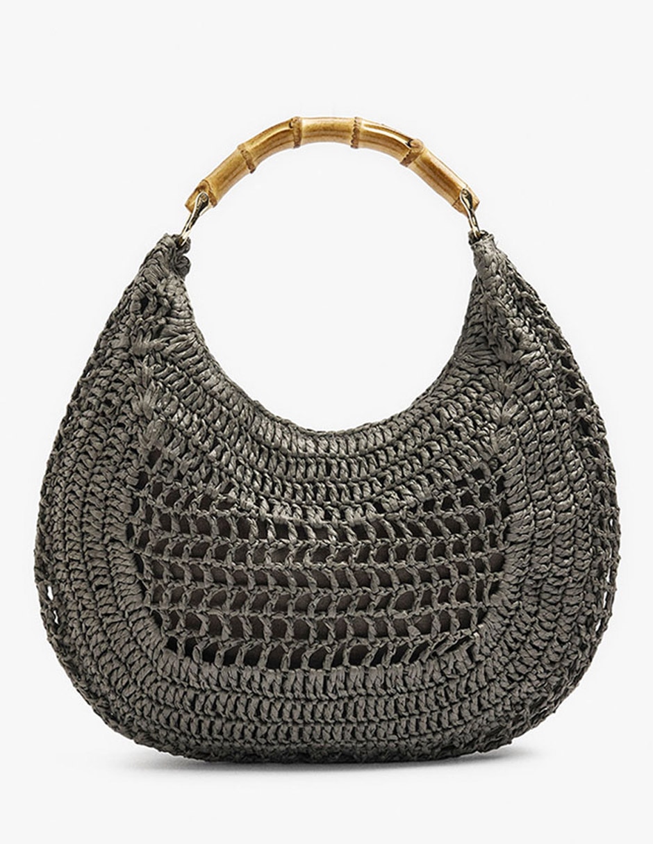"set/bolsa" shoulder bamboo no aplica "de" mezcla de materiales "para" (si aplica) mujer 1
