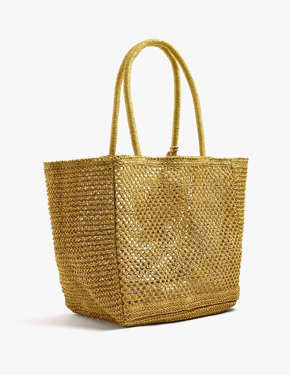 "set/bolsa" shopper bamboo no aplica "de" mezcla de materiales "para" (si aplica) mujer 2