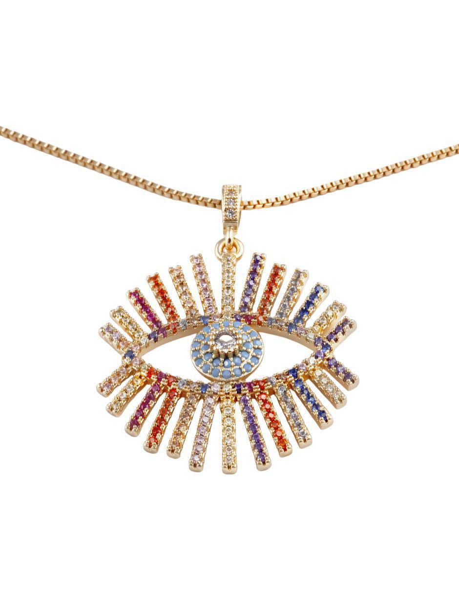 Collar con dije de ojo Vigía Gold
