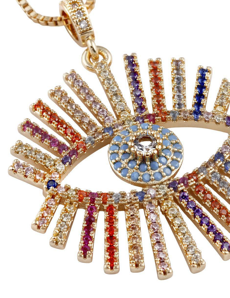 Collar con dije de ojo Vigía Gold 2