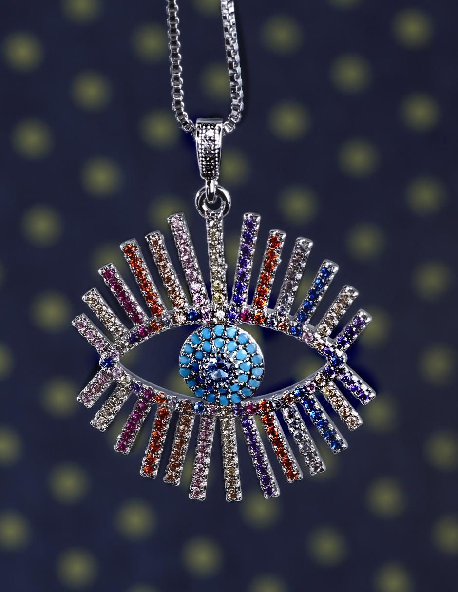 Collar con dije ojo Vigia 4